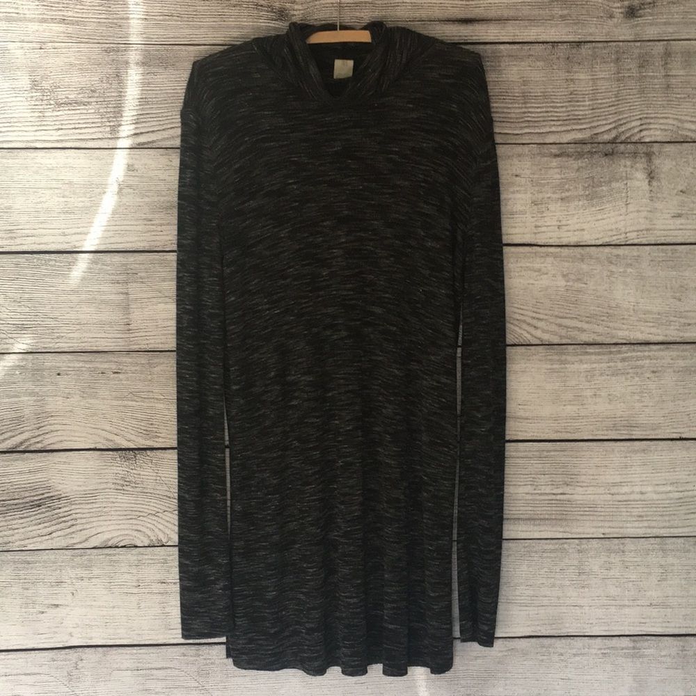 Free People We The Free Stone Cold Turtleneck slit back marled tunic size medium - Picture 11 of 16